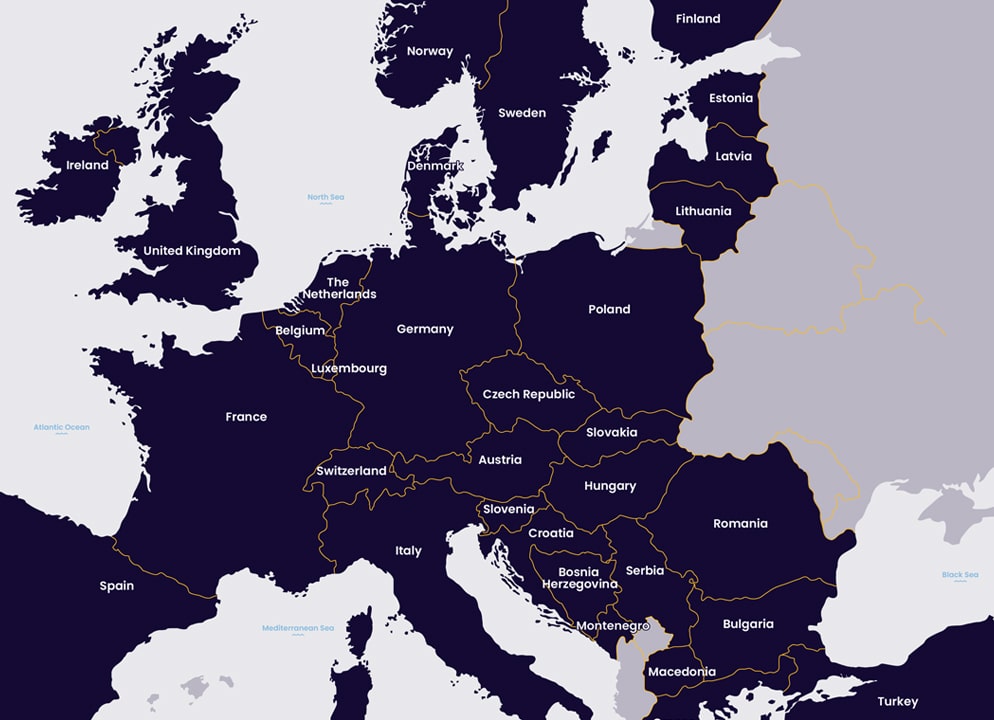 map of europe
